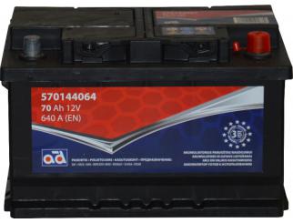 Akumuliatorius AD AD 70 AH 640 EN