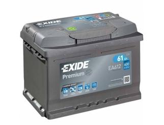Akumuliatorius EXIDE EA612 61 AH 600 EN