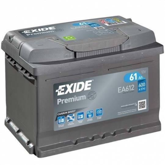 Akumuliatorius EXIDE EA612 61 AH 600 EN