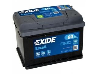 Akumuliatorius EXIDE EB602 60 AH 540 EN