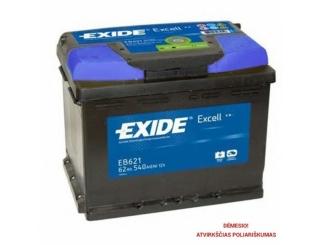 Akumuliatorius EXIDE EB621 62 AH 540 EN