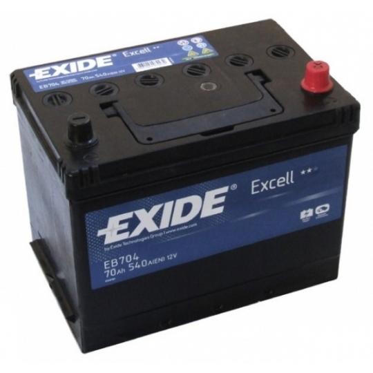 Akumuliatorius EXIDE EB704 70 AH 540 EN