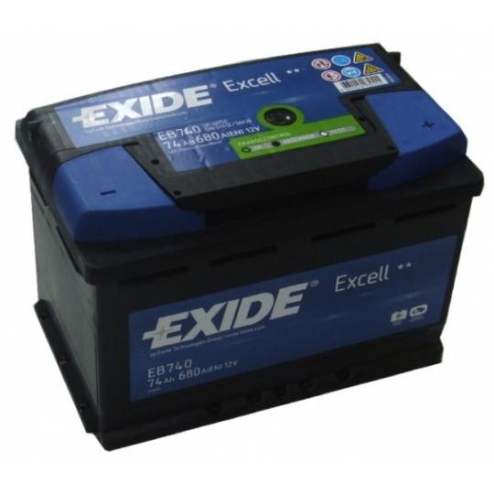 Akumuliatorius EXIDE EB740 74 AH 680 EN