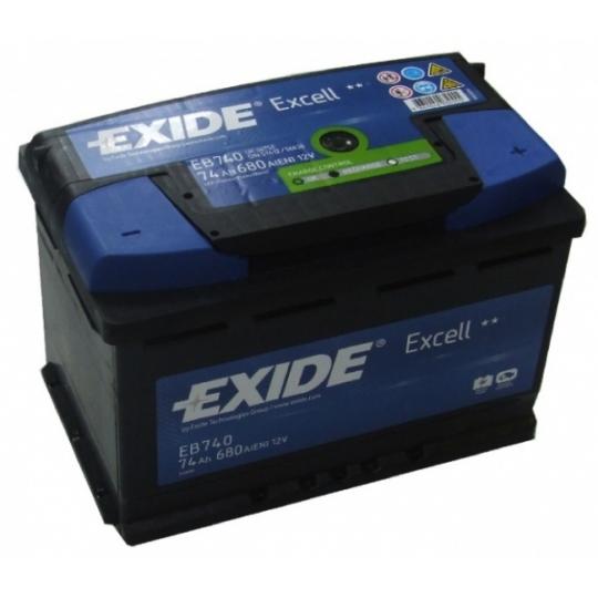 Akumuliatorius EXIDE EB740 74 AH 680 EN