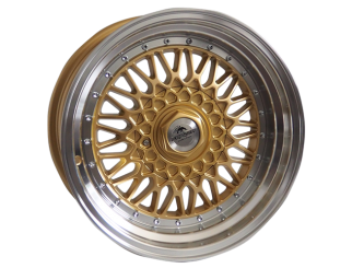 Ratlankiai FORZZA MALM GOLD/LM 4X100 R15 8,0 ET20