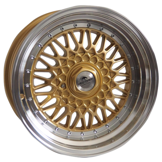 Ratlankiai FORZZA MALM GOLD/LM 4X108 R16 8,0 ET20