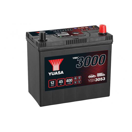 Akumuliatoriai YUASA YBX3053 45 AH 400 EN