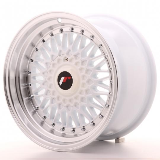 Ratlankiai JAPAN RACING JR9 WHITE LIP MACHINED 4X108 R15 7,0 ET20