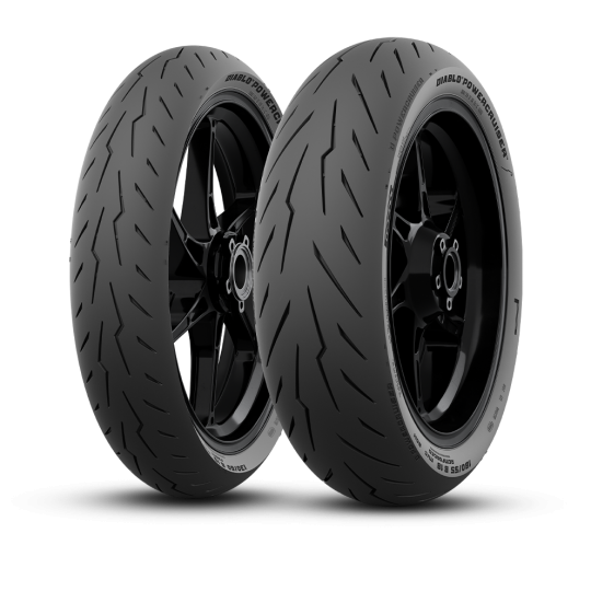 Padangos PIRELLI DIABLO POWERCRUISER 100 90 -19 57H TL FRONT