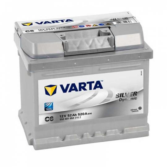 Akumuliatorius VARTA C6 52 AH 520 EN