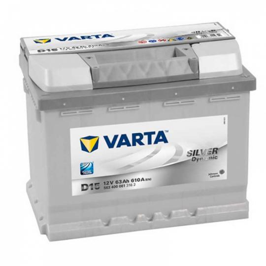 Akumuliatorius VARTA D15 63 AH 610 EN