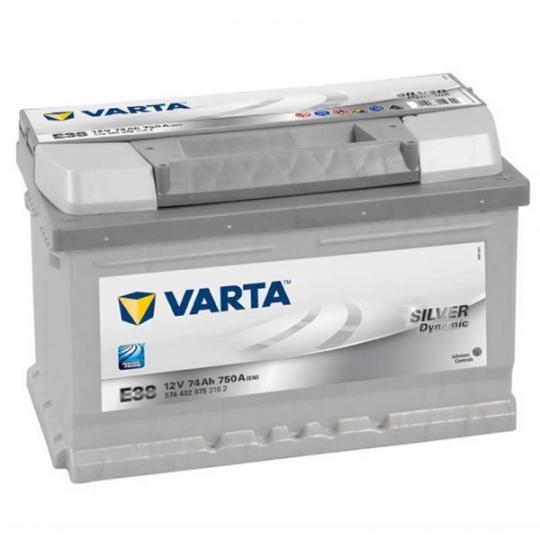 Akumuliatorius VARTA E38 74 AH 750 EN