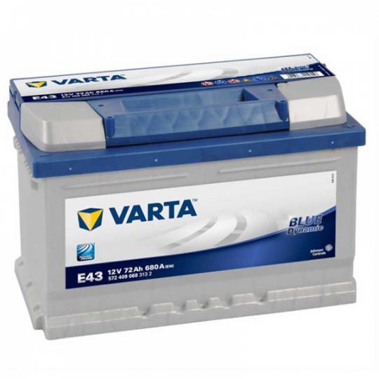 Akumuliatorius VARTA E43 72 AH 680 EN
