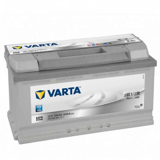 Akumuliatorius VARTA H3 100 AH 830 EN